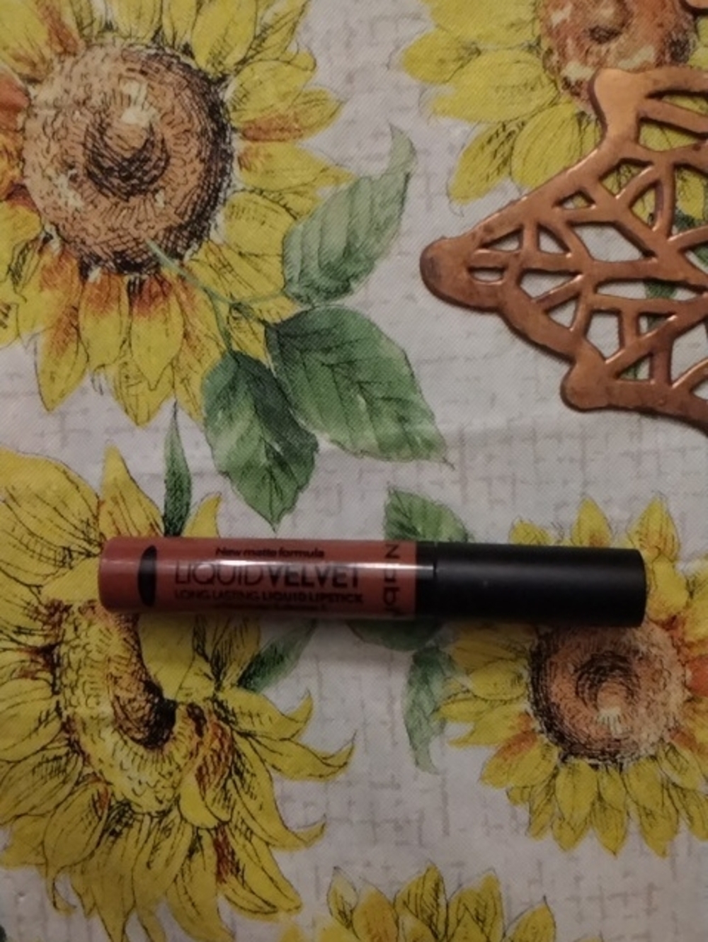 RJeffree Star Liquid Velvet Long-Lasting Lipstick - Warm Nude Peach/color Brown